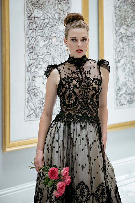 kamilla black wedding dress Alvin