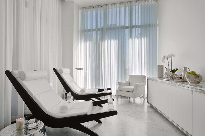 Celebrate Your Big Day in Style at SLS Miami Hotel Spa Relaxation Room Celebrate Your Big Day in Style at SLS Miami Hotel Spa Relaxation Room