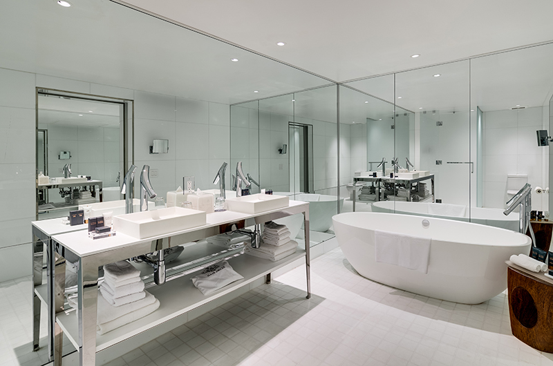 Celebrate Your Big Day in Style at SLS Miami Hotel Guest Room Bathroom Celebrate Your Big Day in Style at SLS Miami Hotel Guest Room Bathroom