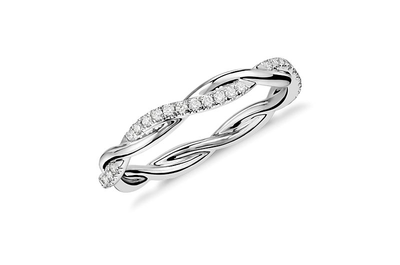 Engagement Rings And Wedding Bands We Love From Blue Nile petit twist ring Engagement Rings And Wedding Bands We Love From Blue Nile petit twist ring
