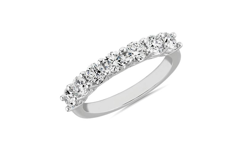 Engagement Rings And Wedding Bands We Love From Blue Nile seven stone ring Engagement Rings And Wedding Bands We Love From Blue Nile seven stone ring