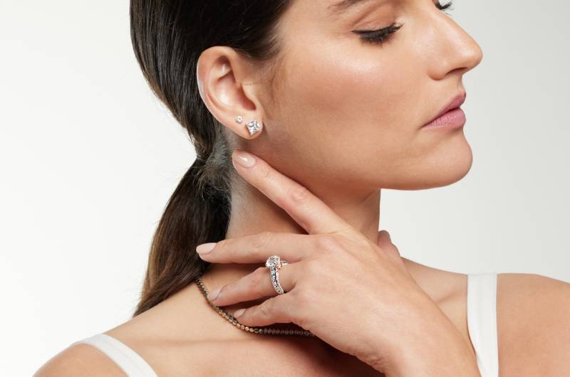 With Clarity the Elegance of Southern Simplicity Woman Wearing Ring With Clarity the Elegance of Southern Simplicity Woman Wearing Ring