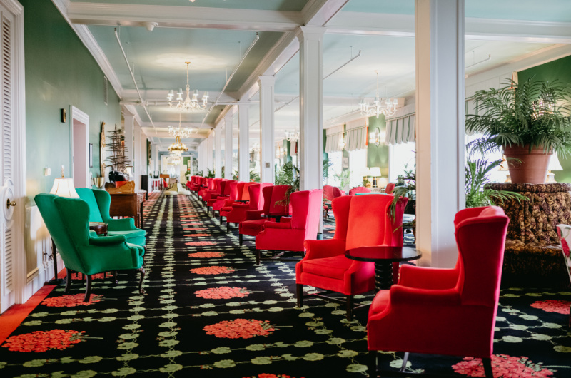 The Grand Hotel Mackinac Island Michigan parlor The Grand Hotel Mackinac Island Michigan parlor