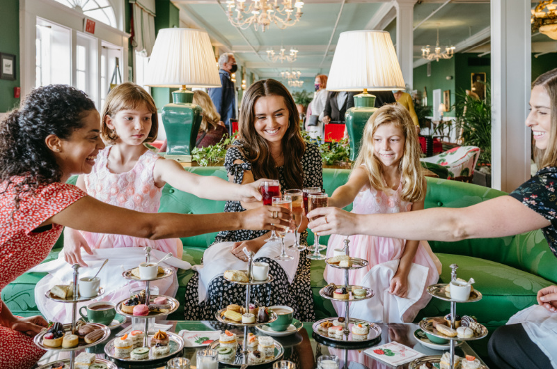 The Grand Hotel Mackinac Island Michigan afternoon tea The Grand Hotel Mackinac Island Michigan afternoon tea