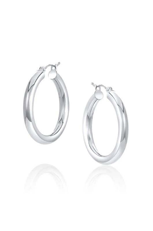 Celebrating Women's History Month Marrow Silver Hoops