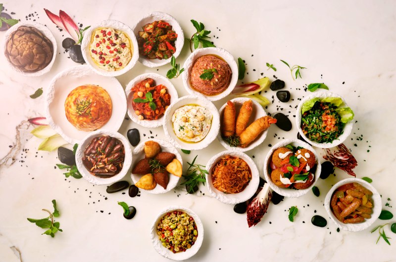 Dubai Bachelorette Destination ayamma food spread Dubai Bachelorette Destination ayamma food spread