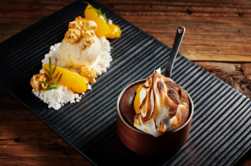 Dubai Bachelorette Destination seafire steakhouse dessert Dubai Bachelorette Destination seafire steakhouse dessert