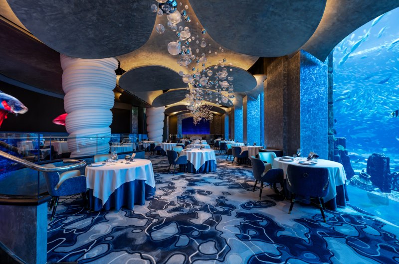 Dubai Bachelorette Destination ossiano interior Dubai Bachelorette Destination ossiano interior