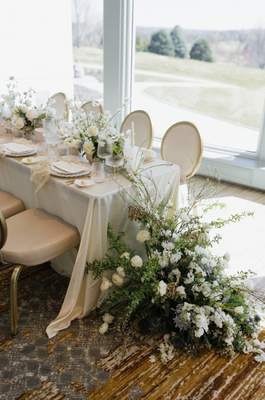 Coastal Meets Midwestern Elegance by the window