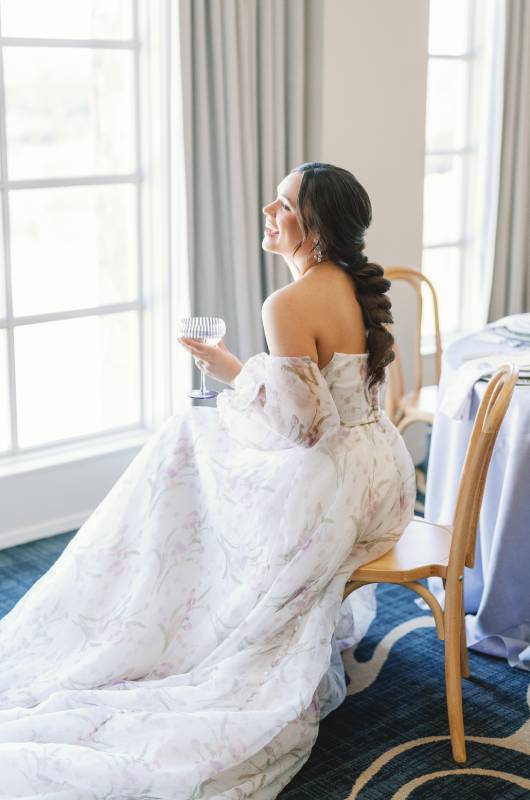 Royal Ballroom and Wildflower Atrium Lasting Impression Award Austin TX Bride Laughing