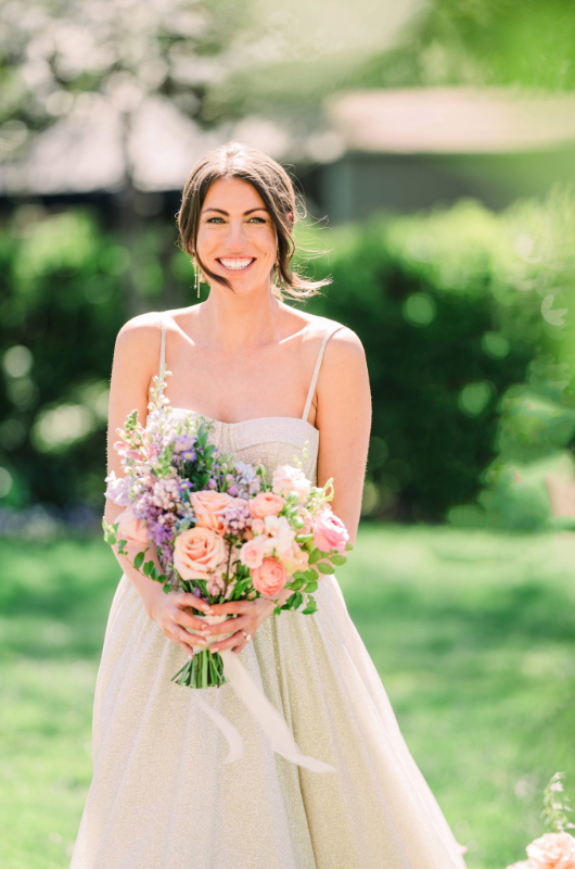 V Sattui Winery Southern Socialite Award The Styled Challenge Napa CA bride down aisle