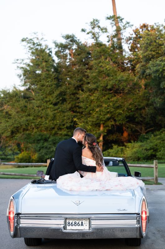 An Italian Garden Affair Airlie Gardens Wilmington North Carolina on the blue car
