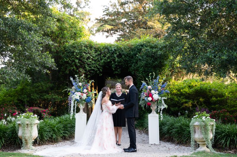 An Italian Garden Affair Airlie Gardens Wilmington North Carolina ceremonymony set up An Italian Garden Affair Airlie Gardens Wilmington North Carolina ceremonymony set up