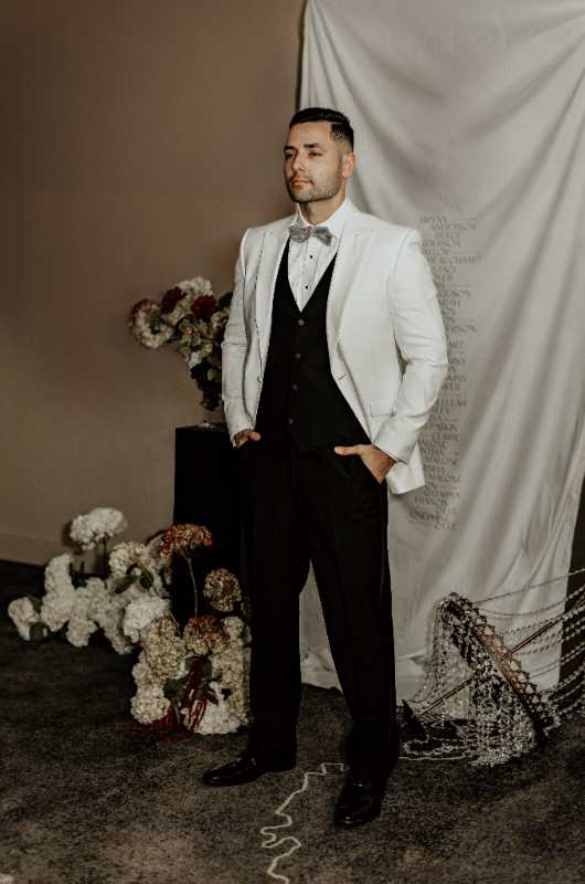 bardessono styled shoot groom