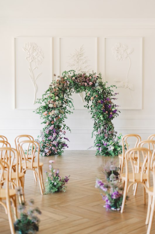 Wildflower Atrium Lasting Impression Award Styled Challenge Austin ceremony flower arch