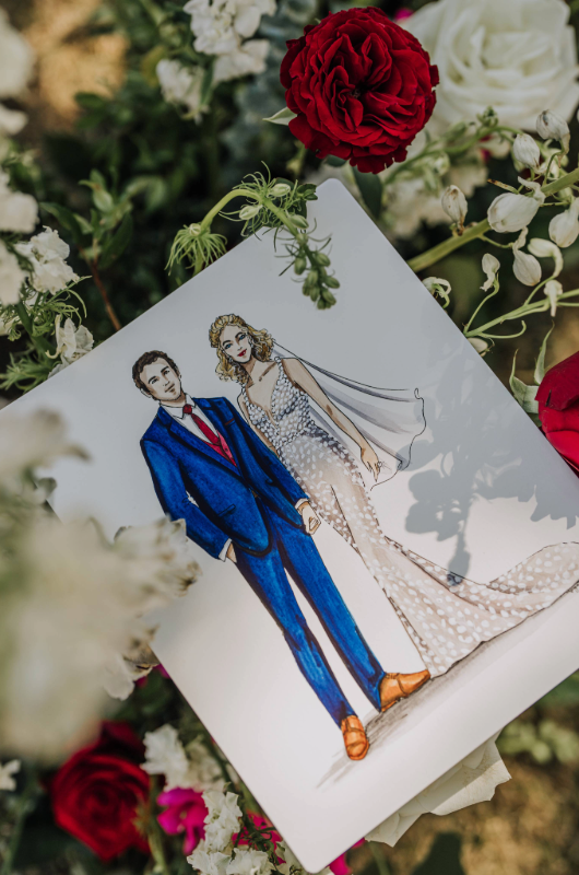 The Rock House Trendsetter Award The Styled Challenge Austin Parvinder couple drawing