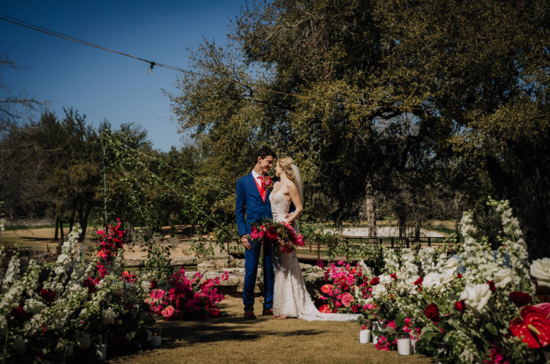 The Rock House Trendsetter Award The Styled Challenge Austin Parvinder couple smiling at aisle The Rock House Trendsetter Award The Styled Challenge Austin Parvinder couple smiling at aisle