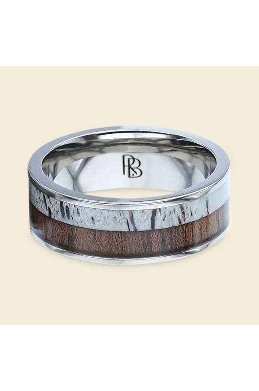 Major League Baseball Ring Bear Collaboration Flat Titanium
