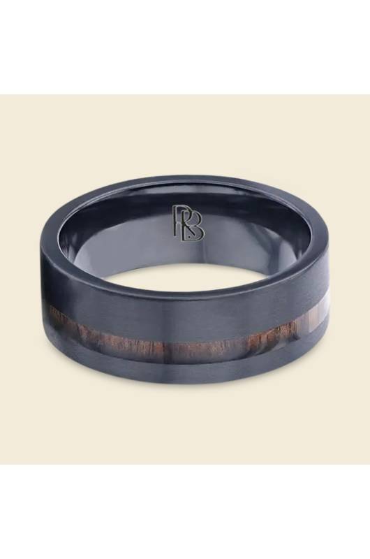 Major League Baseball Ring Bear Collaboration Flat Tungsten