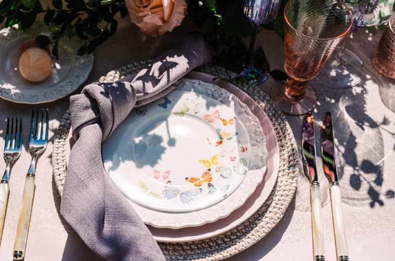 V Sattui Winery Southern Socialite Award The Styled Challenge Napa California butterfly plate