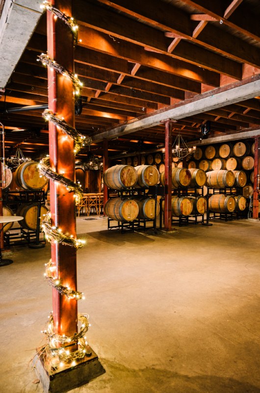 V Sattui Winery Southern Soclialite Award Napa Valley CA wine barrels