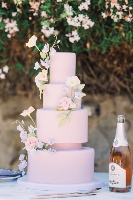 V Sattui Winery Southern Socialite Award The Styled Challenge Napa Valley CA pink wedding cake