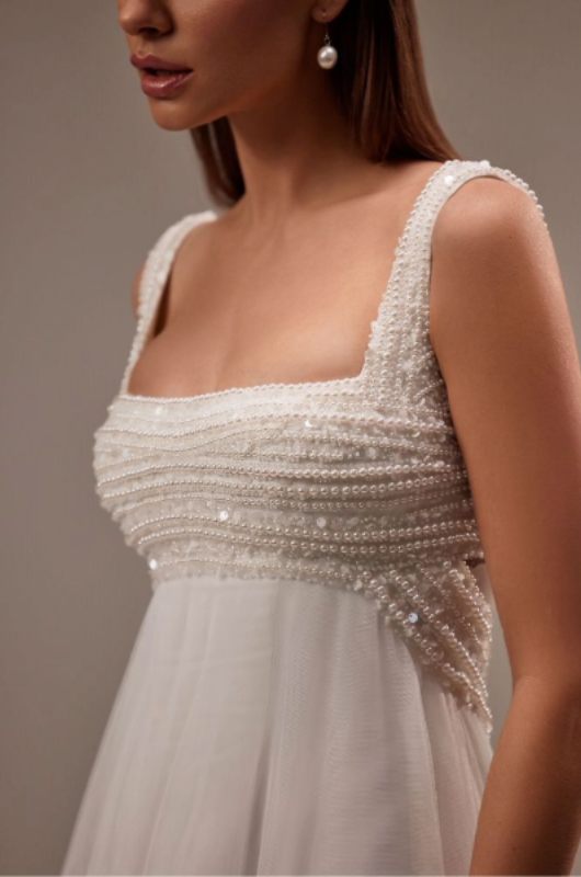 bridgerton inspired wedding gowns milla nova grimaldi gown sequined bust