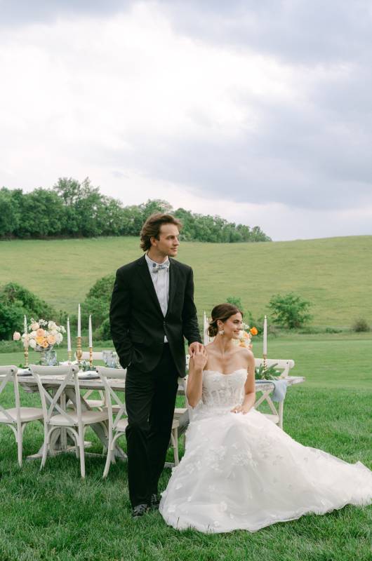 Southern Florals at the White Dove Barn Nashville Tennessee Sitting