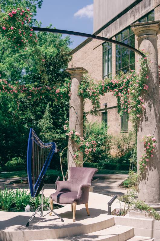Garden Elegance at the Swan House Atlanta Georgia Harp