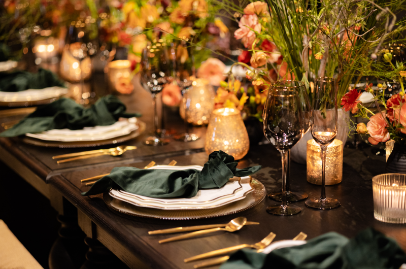 cia greystone the styled challenge napa ca dining room setup closeup cia greystone the styled challenge napa ca dining room setup closeup