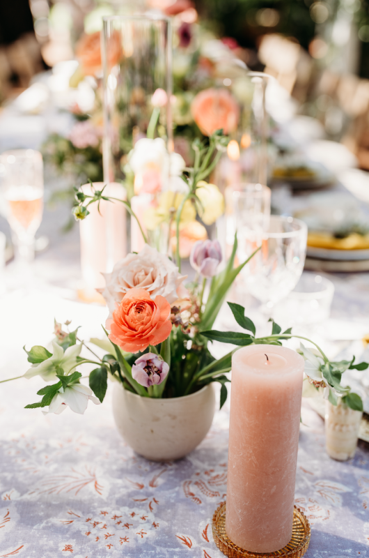 beringer vineyards best design award the styled challenge napa ca candles and flowers