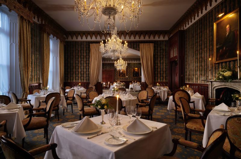 Fairytale Weddings Say I Do to Old World Charm at the Dromoland Castle Co Clare Ireland restaurant Fairytale Weddings Say I Do to Old World Charm at the Dromoland Castle Co Clare Ireland restaurant