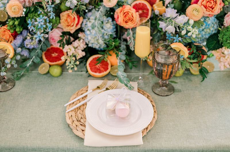 Brunch Inspired Vows North Little Rock Arkansas table settingTablescape Florals Dining Brunch Inspired Vows North Little Rock Arkansas table settingTablescape Florals Dining