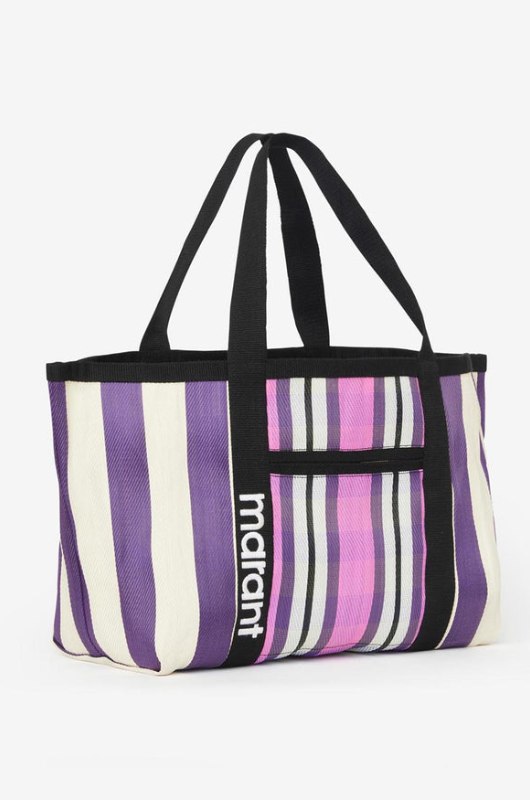Stylish Bags isabel marant purple canvas tote