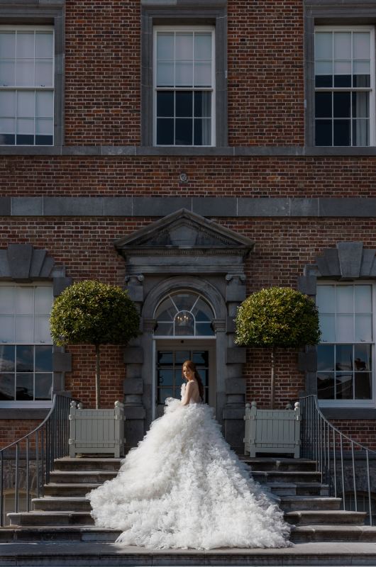 Cashel Palace The Best Design Award The Styled Challenge Tipperary Ireland on the steps