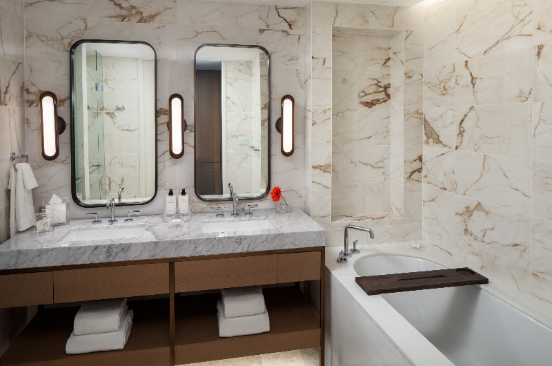 the conrad nasvhille luxury in downtown music city king bedroom bathroom the conrad nasvhille luxury in downtown music city king bedroom bathroom