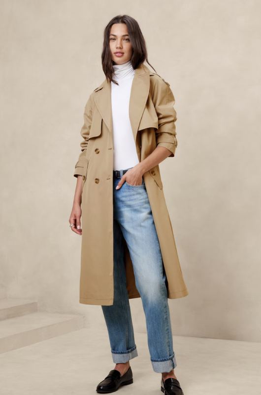 Ten Trench Coats For the Fall Season banana republic