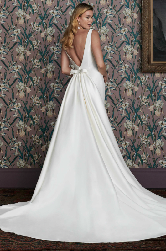 fall bridal fashion trends bow charlie train design