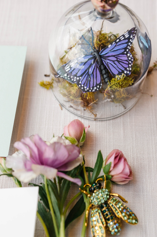 Annie Cooper Four Seasons Styled Challenge New Orleans butterfly decorations