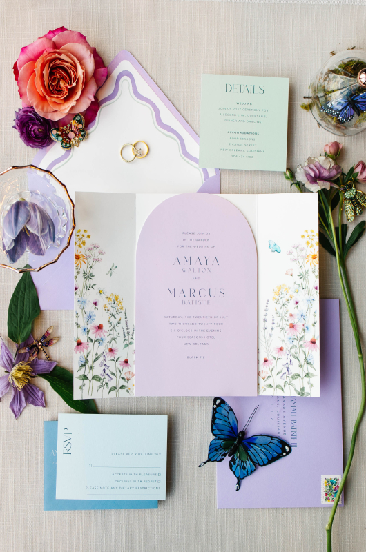 Annie Cooper Four Seasons Styled Challenge New Orleans invitations