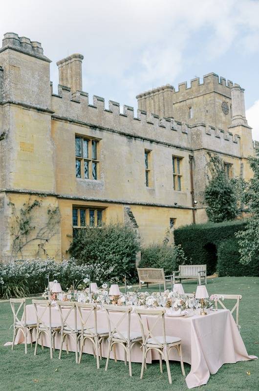 Royal Wedding Inspired Shoot Sudeley Castle Chetleham England venue exterior