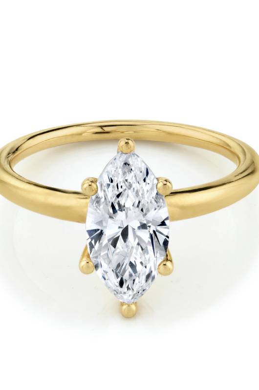 Selena Gomez Inspired engagement rings Maeve Marquise Engagement Ring