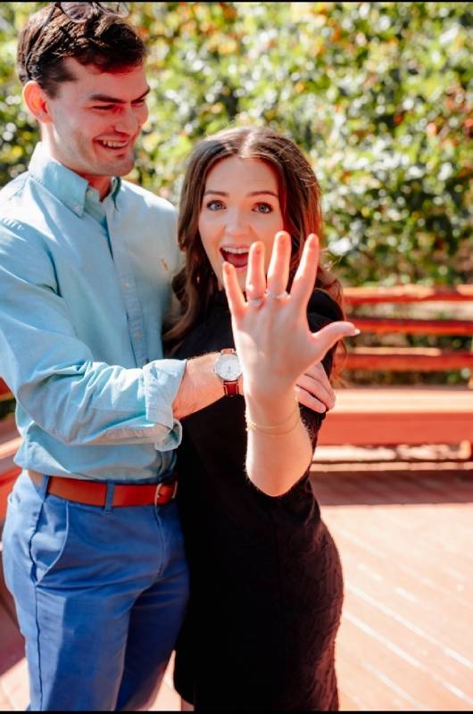 Sipped and Sealed Evan and Mallory's Winery Proposal in Arkansas ring