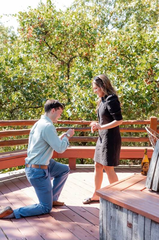 Sipped and Sealed Evan and Mallory's Winery Proposal in Arkansas proposal