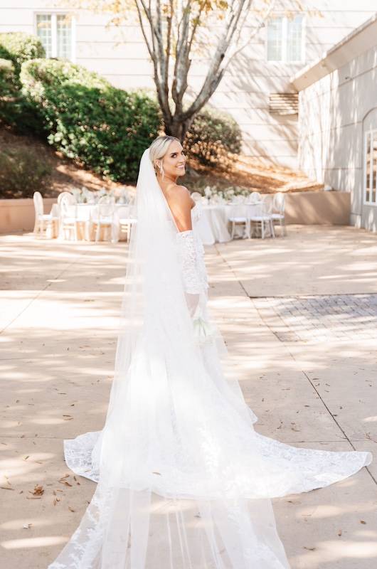 Debussy Patio Chateau Elan Lasting Impression Award The Styled Challenge Georgia bridal veil