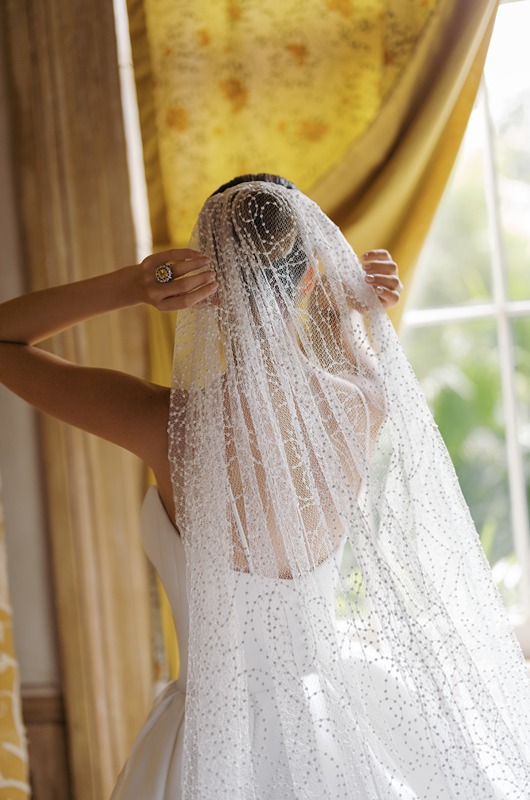 Anne Barge The Bridal House Celebrates th Anniversary veil sheer