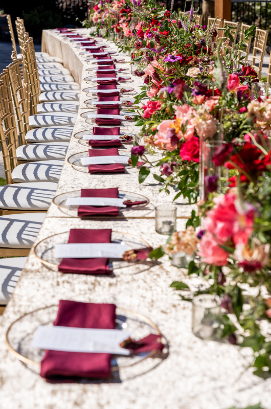 Trendsetter Award Chateau Elan Reception Table