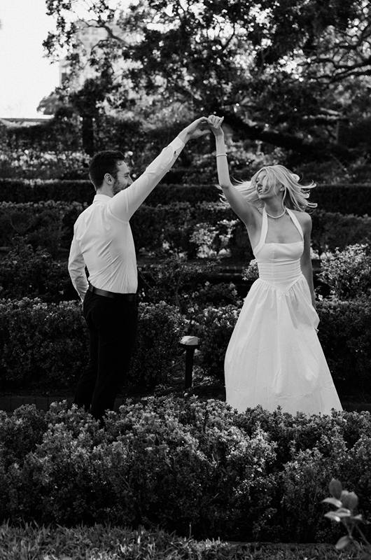 A Match Made in Sports Kate Waske and Garrett Van Wyhe’s Engagement Story twirling