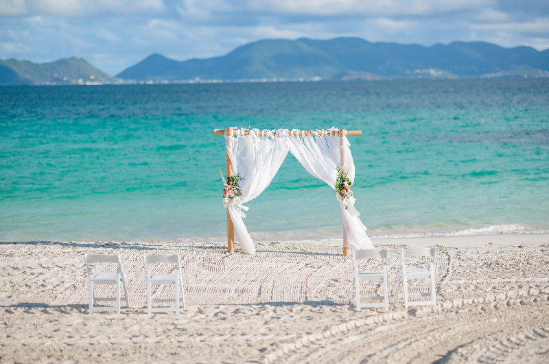 Carribbean Paradise Aurora Anguilla Resort and Golf Club beach arch Carribbean Paradise Aurora Anguilla Resort and Golf Club beach arch