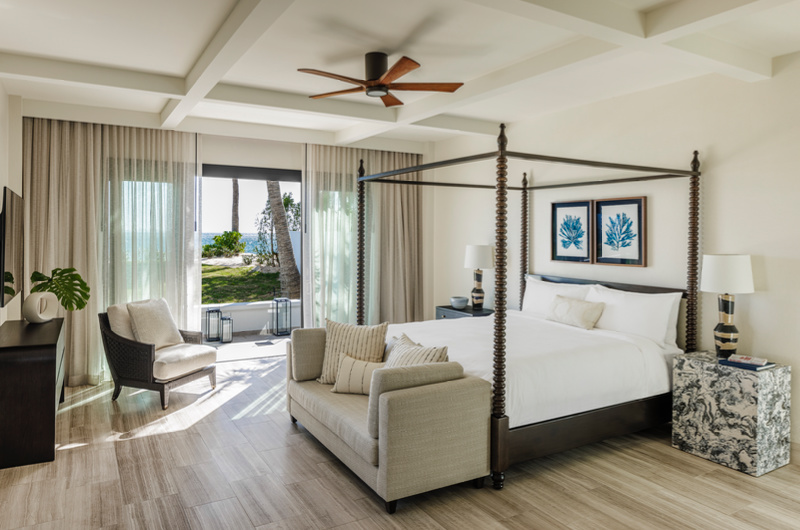 Carribbean Paradise Aurora Anguilla Resort and Golf Club beachfront villa bedroom Carribbean Paradise Aurora Anguilla Resort and Golf Club beachfront villa bedroom